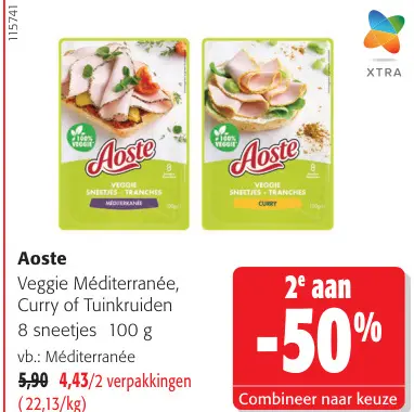 Promotie: Veggie Méditerranée, Curry of Tuinkruiden