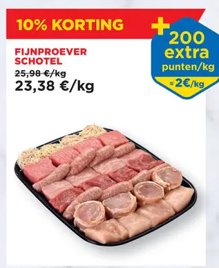 Aanbieding: Fijnproever schotel