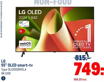 Aanbieding: LG OLED smart-tv