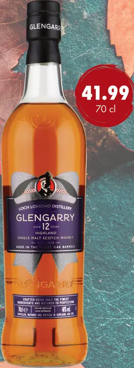 Aanbieding: Glengarry 12 Yrs. Highland Single Malt