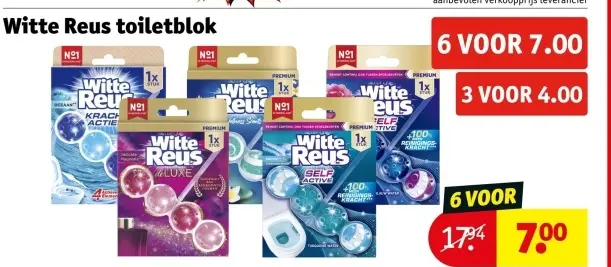 Aanbieding: Witte Reus toiletblok