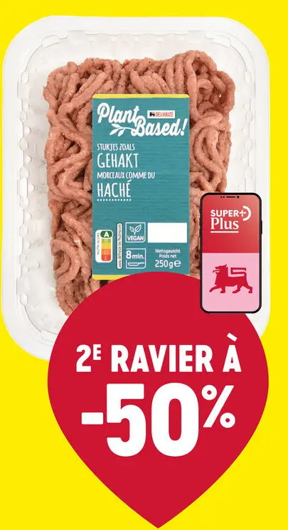 Offre: Plant Based! Stukjes zoals Gehakt / Morceaux 