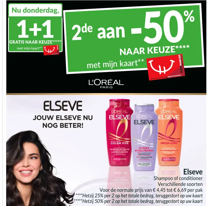Promotie: Elseve Shampoo of conditioner