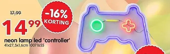 Promotie: neon lamp led 'controller'