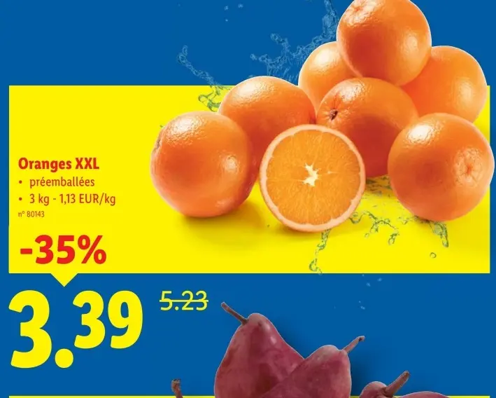 Offre: Oranges XXL