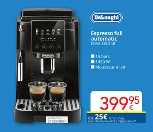 Offre: Espresso full automatic