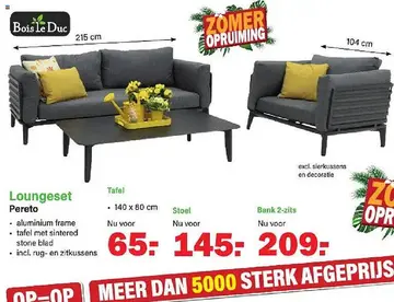 Aanbieding: Loungeset Pereto