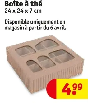 Offre: Boîte à thé