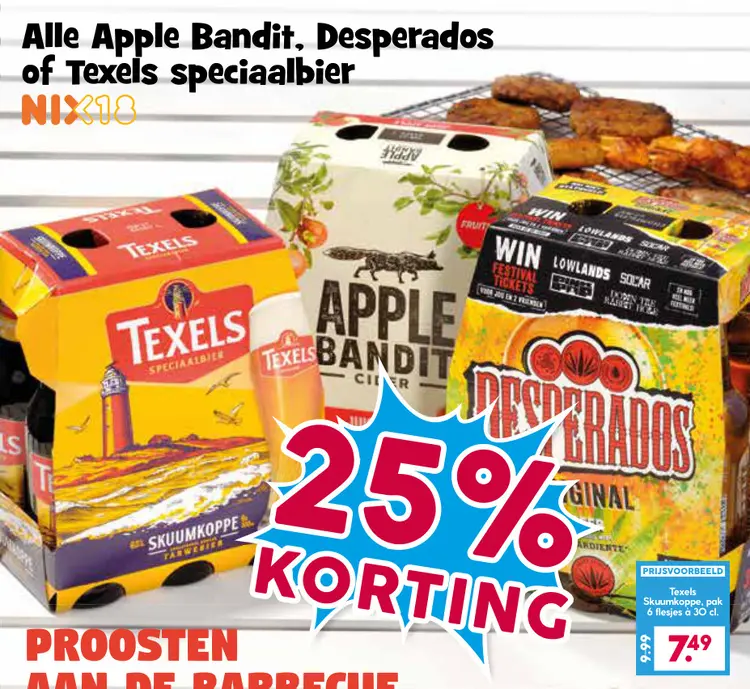 Aanbieding: Alle Apple Bandit, Desperados of Texels speciaalbier