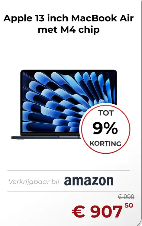 Aanbieding: Apple 13 inch MacBook Air