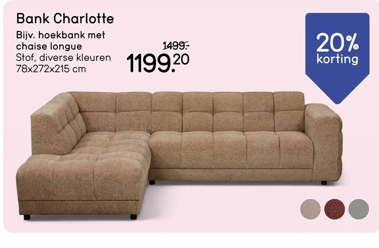 Aanbieding: Bank Charlotte