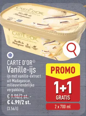 Promotie: Vanille-ijs