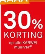 Aanbieding: KARWEI muurverf