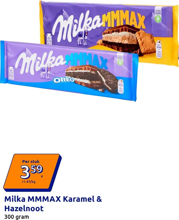 Aanbieding: MMMAX Karamel & Hazelnoot