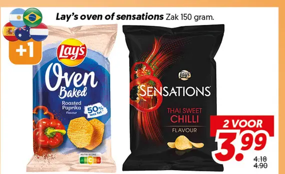 Aanbieding: Lay's oven of sensations