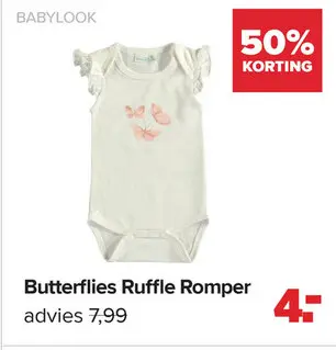 Aanbieding: Butterflies Ruffle Romper