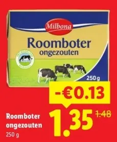 Aanbieding: Roomboter ongezouten