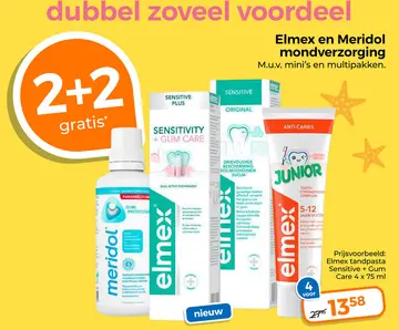 Aanbieding: Elmex tandpasta Sensitive + Gum Care