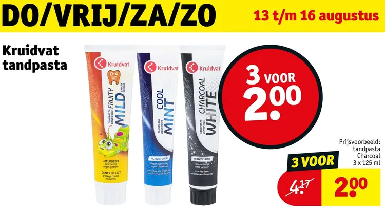 Aanbieding: Tandpasta