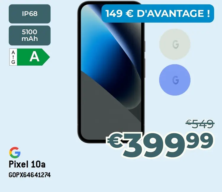Offre: Pixel 10a