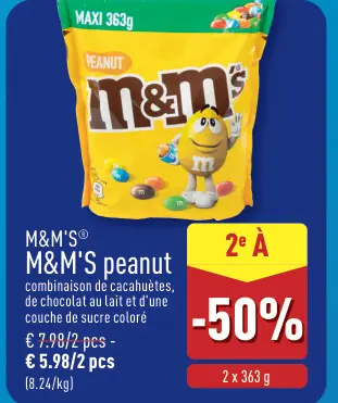 Offre: M&M'S peanut