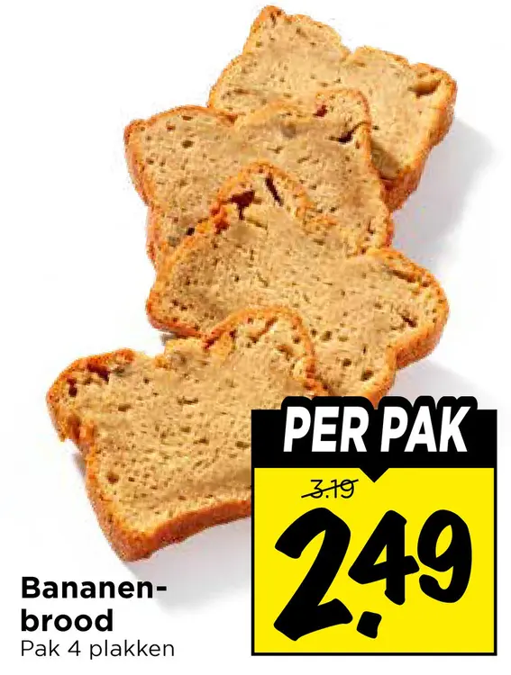 Aanbieding: Bananenbrood