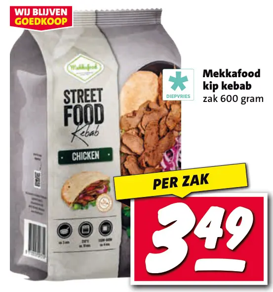 Aanbieding: kip kebab