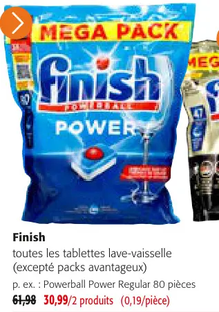 Offre: Finish Powerball Power