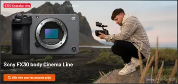 Aanbieding: Sony FX30 body Cinema Line