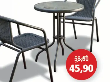 Promotie: Bistroset close up