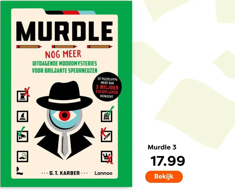 Aanbieding: Lannoo Murdle 3