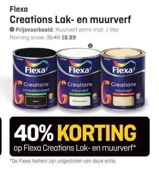 Aanbieding: Creations Lak- en muurverf