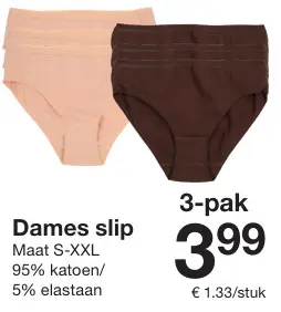 Aanbieding: Dames slip