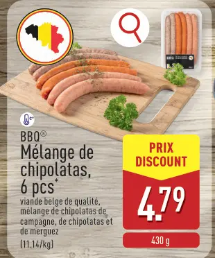 Offre: Mélange de chipolatas