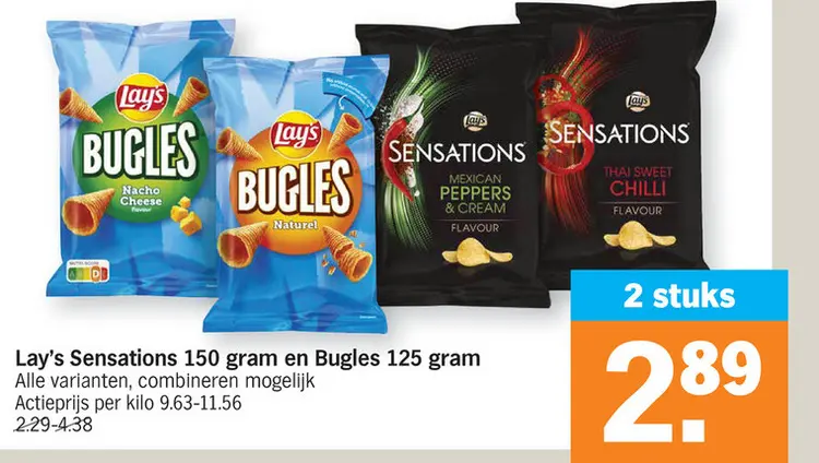 Offre: Lay's Sensations en Bugles