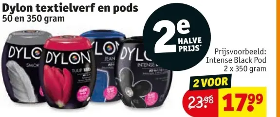 Aanbieding: Dylon textielverf en pods