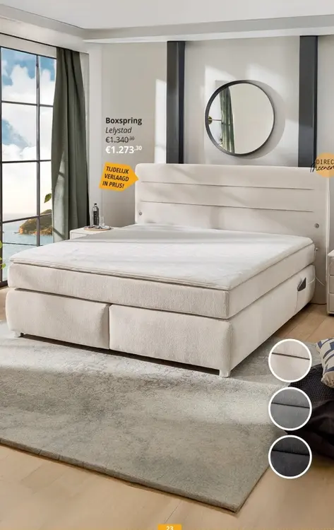 Aanbieding: Boxspring Lelystad