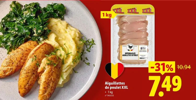 Offre: Aiguillettes de poulet XXL