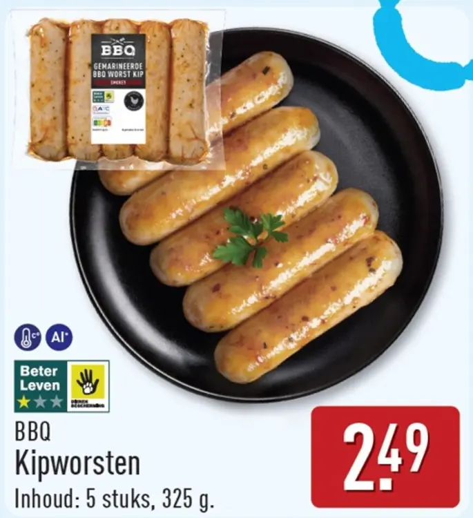 Aanbieding: BBQ Kipworsten