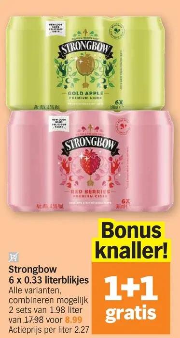 Promotie: Cider blikjes