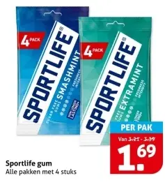 Aanbieding: Sportlife gum