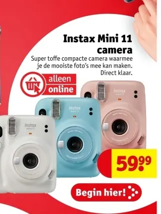 Aanbieding: Instax Mini 11 camera