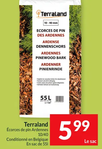 Offre: Écorces de pin Ardennes