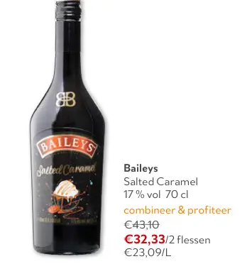 Promotie: Baileys Salted Caramel