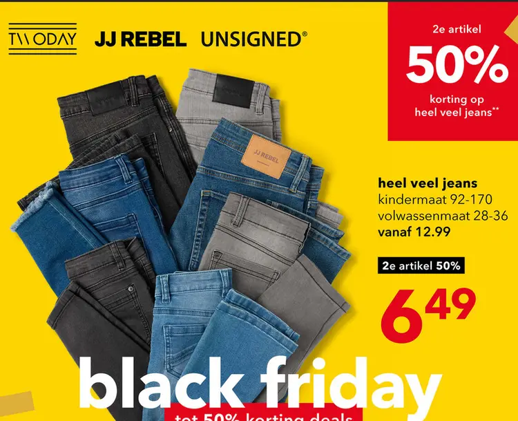 Aanbieding: heel veel jeans