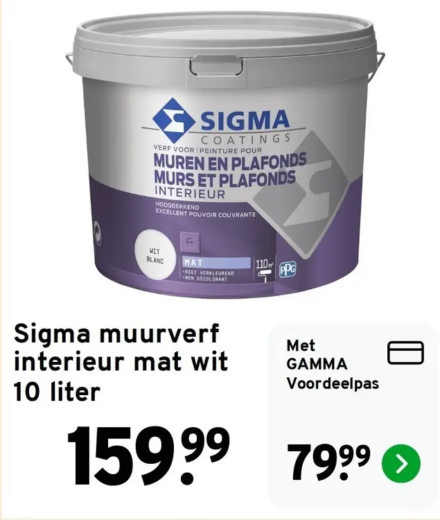 Aanbieding: Muurverf interieur mat wit