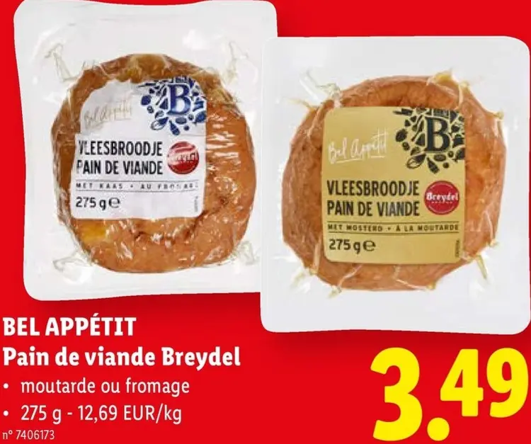 Offre: Bel Appétit Pain de viande Breydel