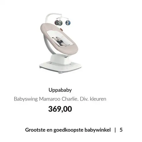 Aanbieding: Babyswing Mamaroo Charlie