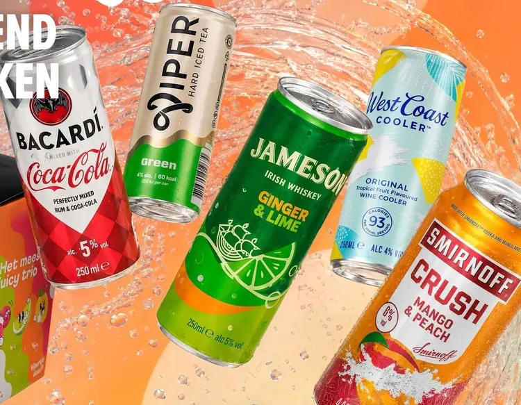 Aanbieding: Mix van diverse premix blikjes en hard seltzer