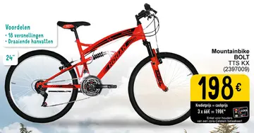 Aanbieding: Mountainbike BOLT TTS KX